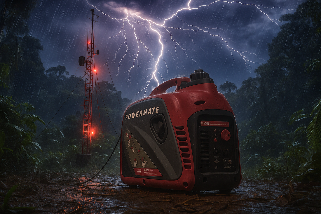 Por qué el Generador Inversor Portátil PowerMate de 1.7 kW es un Cambio Radical para WISPs, MSPs y Pequeños Operadores de Telecomunicaciones en México