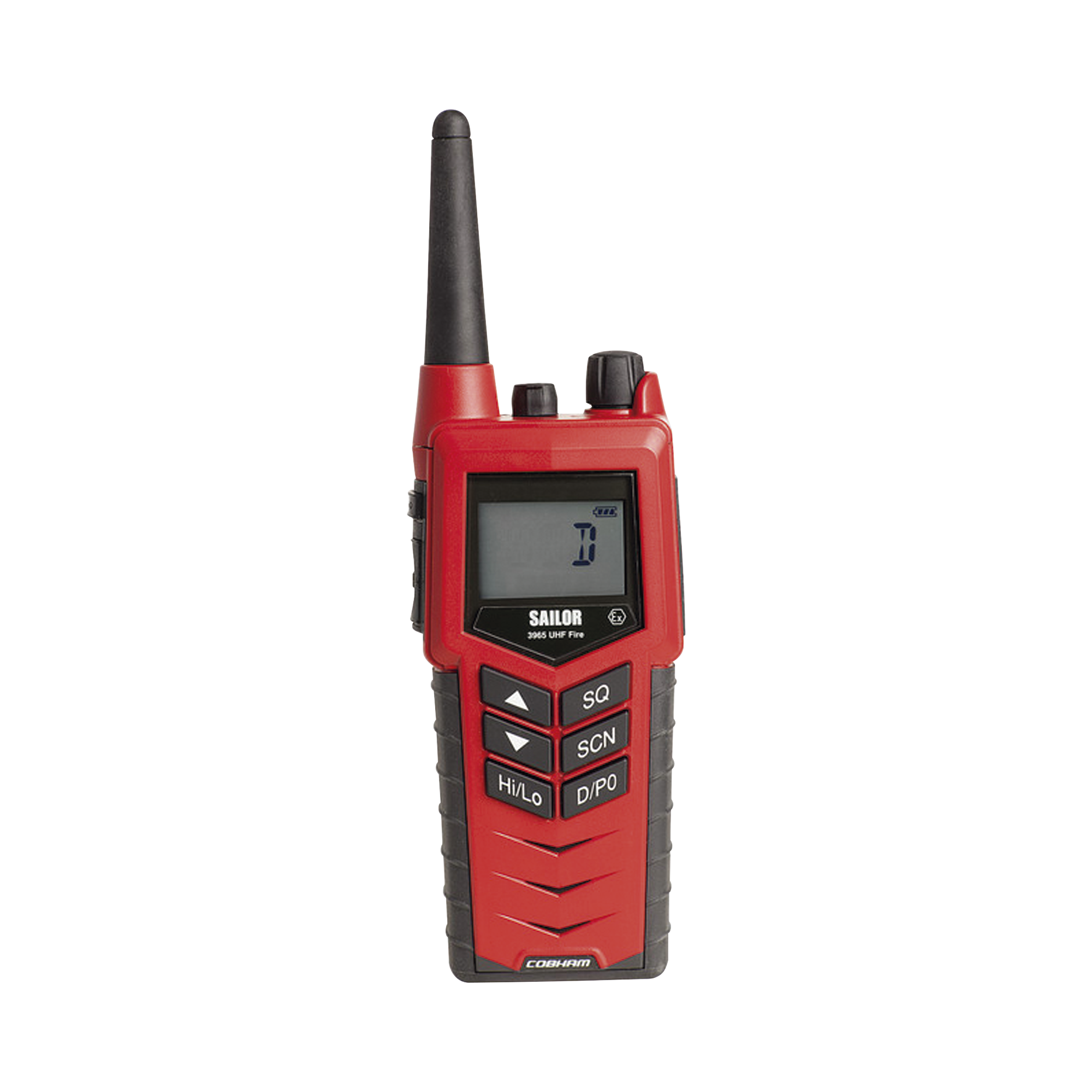 Radio portátil SAILOR 3965 UHF Fire Fighter, intrínsecamente seguro AT ...