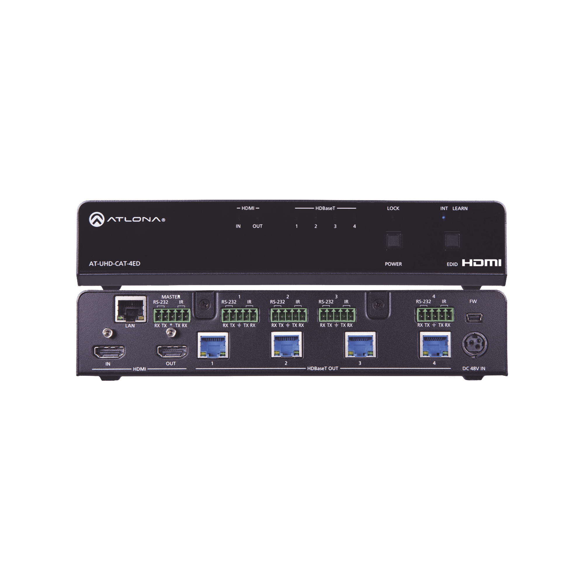4K/UHD HDBASET HDMI 1 X 4 EXTENDED DISTANCE DISTRIBUTION AMPLIFIER ...