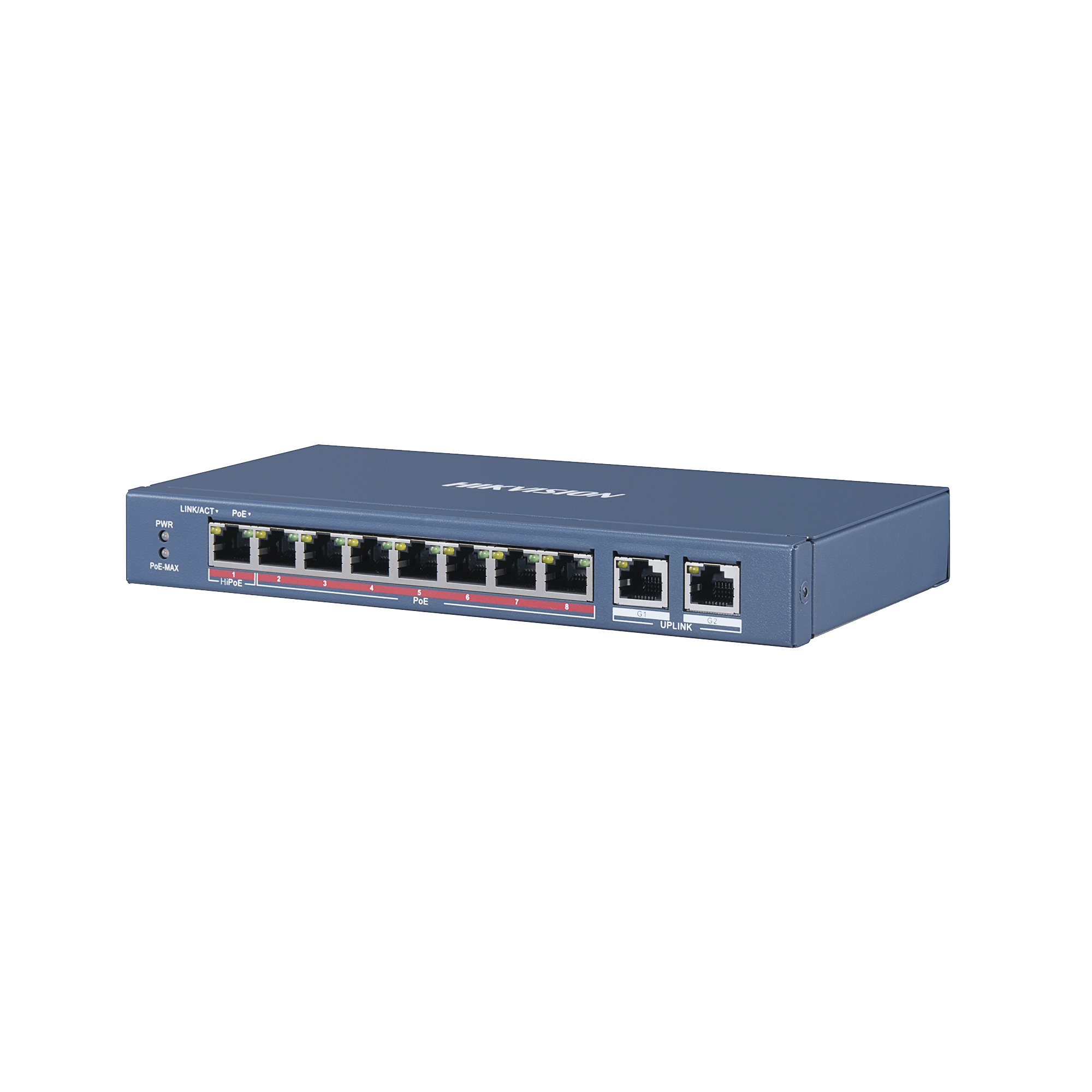 Switch PoE+ / No Administrable / 7 Puertos 10/100 Mbps PoE+(30 W) / 1 ...