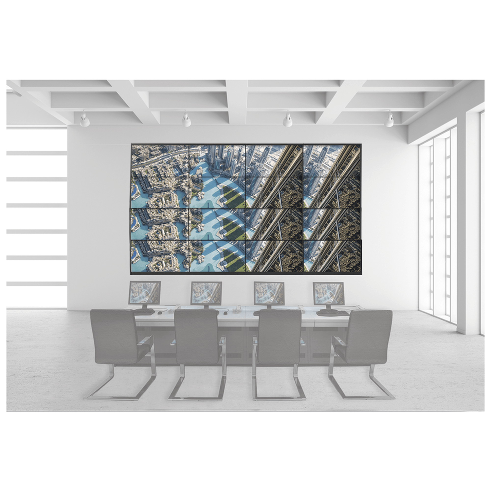 Kit Videowall 4X4 / Incluye 16 Pantallas de 55\