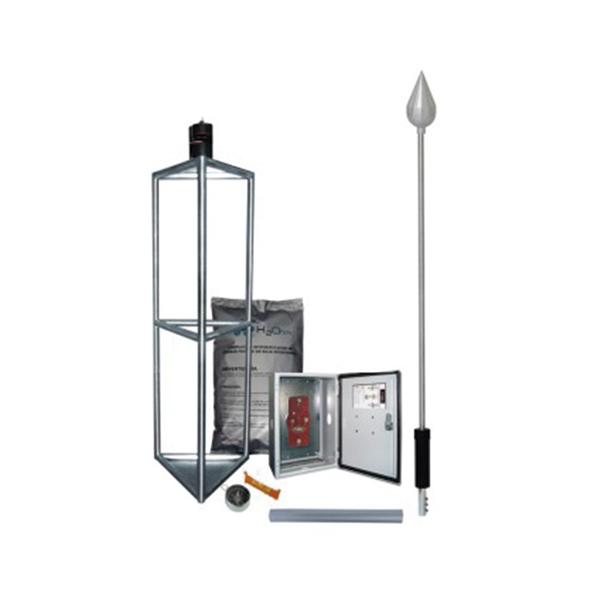 Kit de Pararrayo con Punta con Diámetro de Protección de 300 metros, f ...