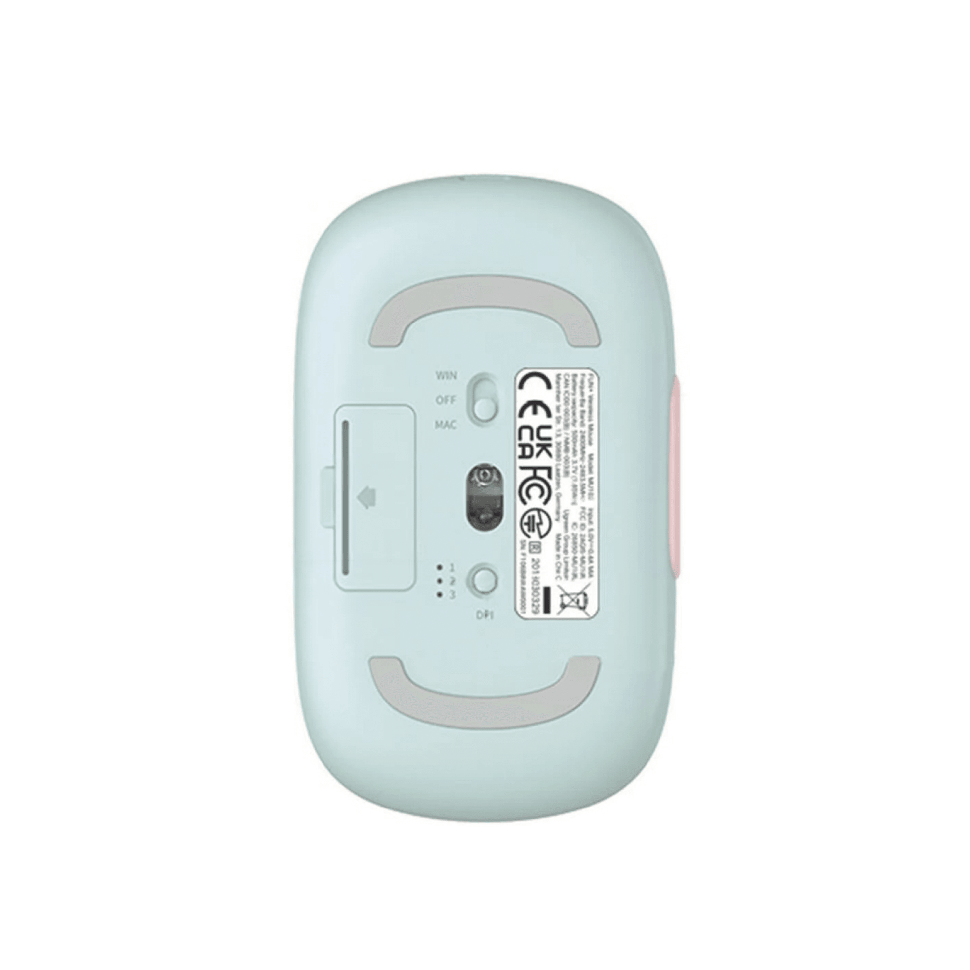 Mouse Inalámbrico FUN? / Recargable / 2.4G & Bluetooth / 4 Niveles de DPI / Clic Silencioso / Ergonómico / 5 Botones / Compatible con Windows, macOS 10.5, Android iOS Linux y Chrome OS / Color Rosa - SayulitaWifi