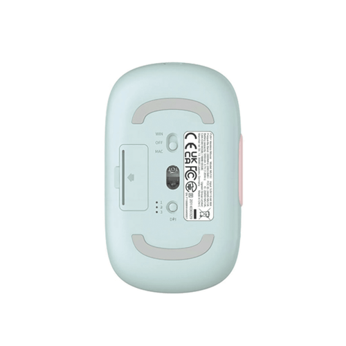Mouse Inalámbrico FUN? / Recargable / 2.4G & Bluetooth / 4 Niveles de DPI / Clic Silencioso / Ergonómico / 5 Botones / Compatible con Windows, macOS 10.5, Android iOS Linux y Chrome OS / Color Rosa - SayulitaWifi