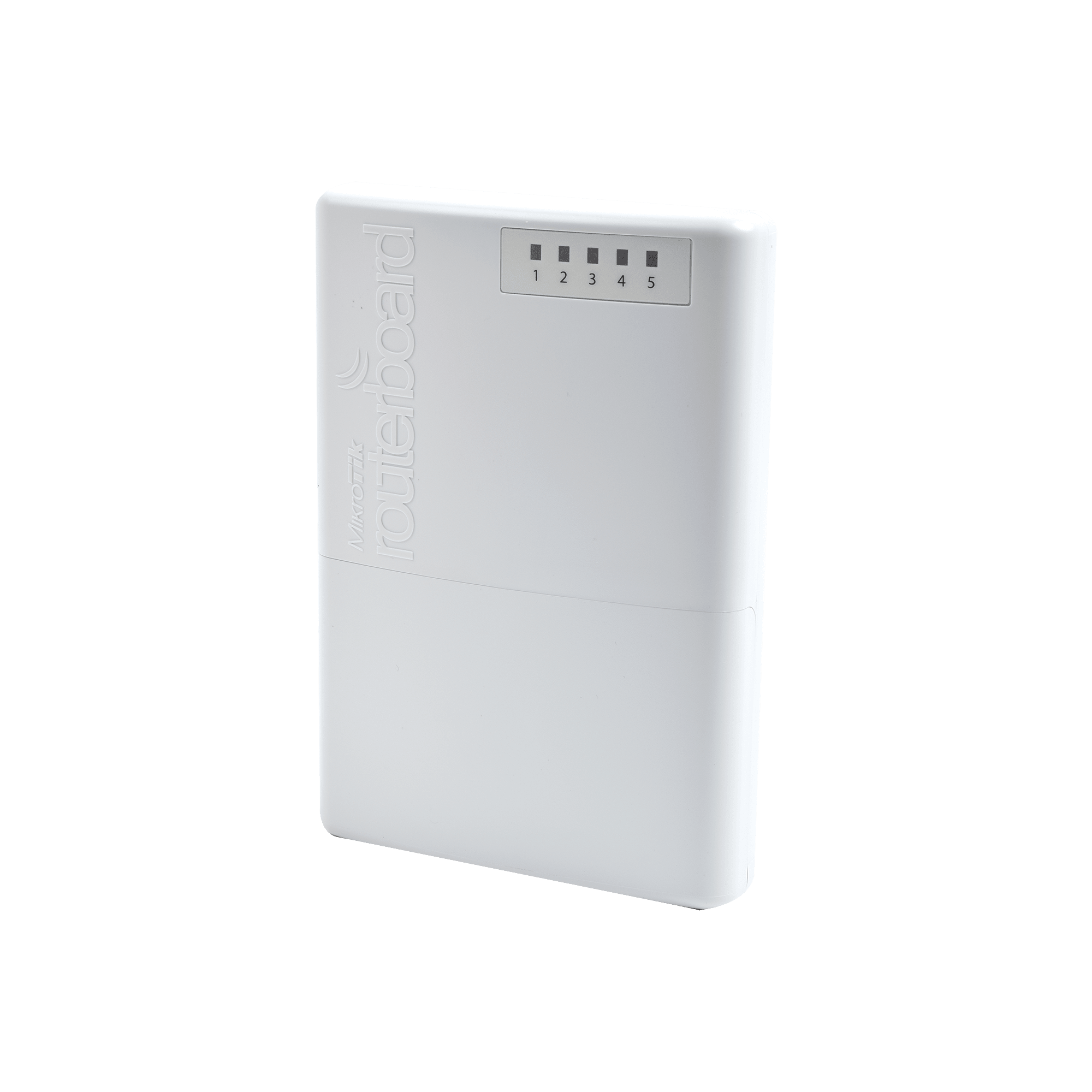 Poe Box For Router (PowerBox) RouterBoard, 5 Puertos Fast Ethernet con PoE Pasivo, para e ...