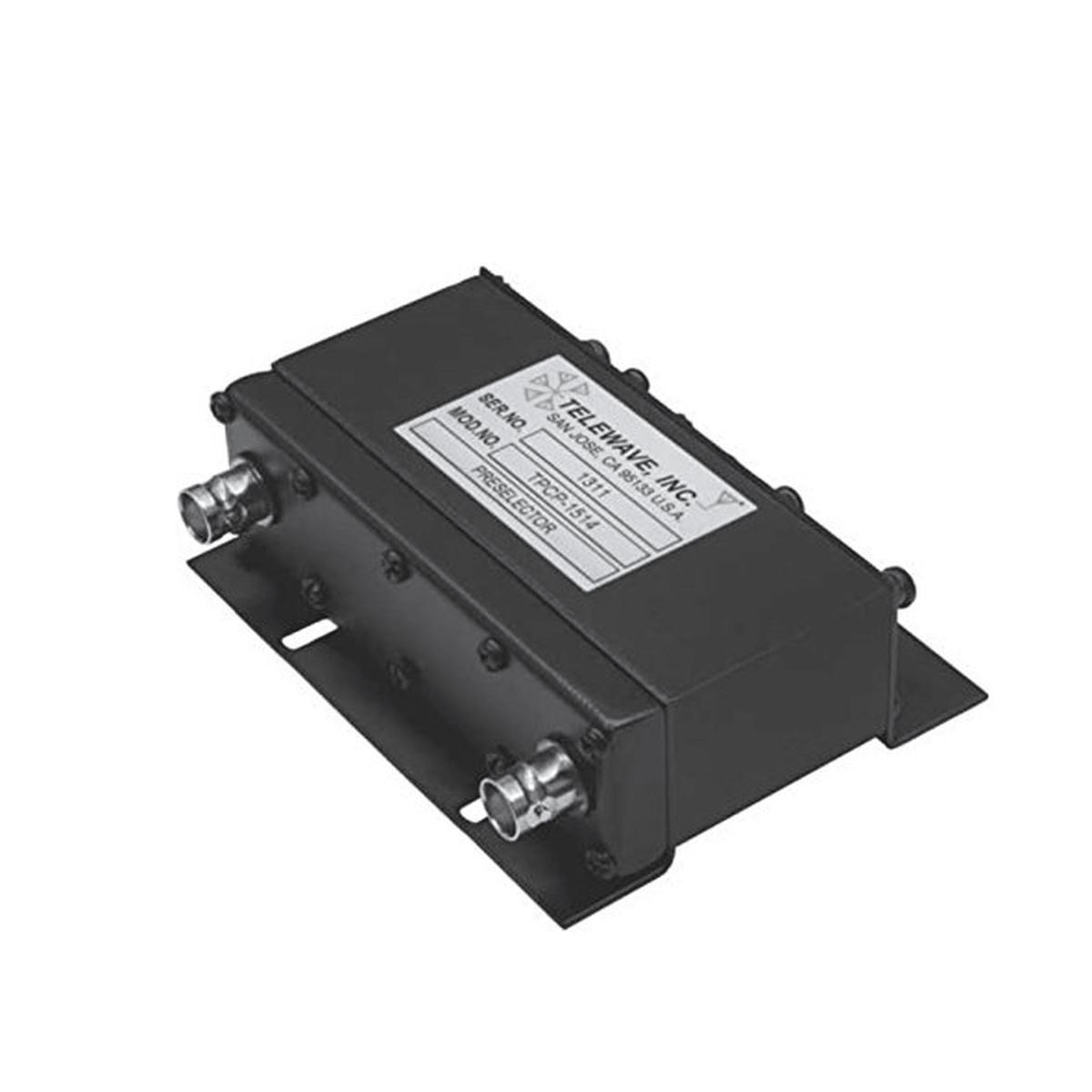 Preselector Compacto para 150-160 MHz, 4 Cavidades, 2 MHz de Ancho de ...